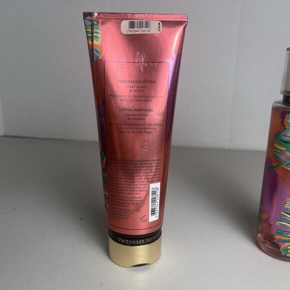 Victoria's Secret LUSH PALM Body Spray Mist & Lotion Lot 8 oz Retired Fragrance - Picture 5 of 8